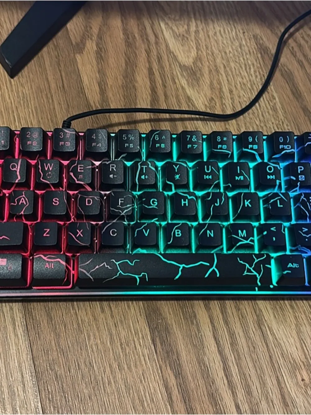 RGB Gaming Keyboard and Wired Mouse Combo - Black